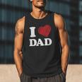 I Love Dad Men Tank Top