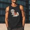 I Love Dad Tattoo Shih Tzu Dad Father's Day Men Tank Top