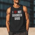 I Love Hot Divorced Dads Red Hearts Men Tank Top