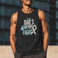 Lung Cancer Dad Ribbon Men Tank Top