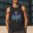 Mermaid Security Merman Merdad Mermaid Squad Fathers Day Dad Men Tank Top