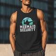 Mermaid Security Shirt Boys Swimmer Dad Merdad Trident Men Tank Top