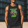 Monster Truck Dad Family Matching Birthday Party Fathers Day Men Tank Top