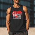 Nebelung Cat 1 Dad Father's Day Daddy Heart Decor For Men Women Kids Men Tank Top