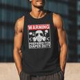 New Dad Prepared For Diaper Duty Daddy Diaper Duty Men Tank Top