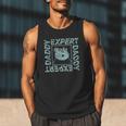 Peppa Pig Father's Day Expert Daddy Vintage Faded Box Logo Men Tank Top
