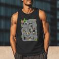 Play Cars On Dad's Back Shirt Kids And Fathers Play Men Tank Top
