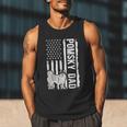 Pomsky Dad American Flag Pomsky Owner Pomsky Lover Men Tank Top