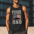 Proud Coast Guard Dad USCG American Flag T-Shirt Men Tank Top