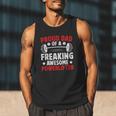Proud Dad Of A Powerlifter Father Powerlifting Dad Men Tank Top