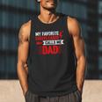Red Cheer Dad Family Father Cheerleader Squad Men Tank Top