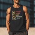 Retro Husband Father Hero Protector Legend Father Day Dad Men Tank Top