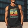 Retro Running Dad Runner Marathon Athlete Humor Outfit Men Tank Top