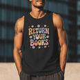 Return Your Books School Librarian Men Tank Top