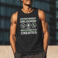 Schwangerschaft Verknden Geschenk Zocker New Character Created Pregnancy Announcement Dad Gamer Men Tank Top