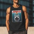 Siberian Husky Jowls Sled Dog Mom Top Alaskan Dog Dad Men Tank Top