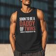 Soon To Be Dad Twins Fatherhood Pregnancy Announcement New D Men Tank Top