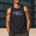 Space Dad Family Matching Mom Space Birthday Theme Party Men Tank Top