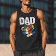 Speed Cubing Dad Puzzle Cuber Cube Kids Men Tank Top