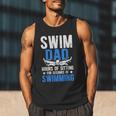 Swim Dad Swimming Dad Of A Swimmer Dad Swim Father Men Tank Top