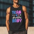 Team Healthy Baby Gender Reveal Pregnancy Mom Dad Men Tank Top