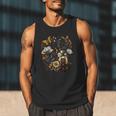 Tortie Cat Owner Flowers Tortie Cat Mom Tortie Cat Dad Men Tank Top