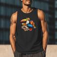 Toucan Reading Book Men Tank Top