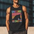 Unicorn Birthday Outfit Dad Unicorn Costume Bday Dad Unicorn Men Tank Top