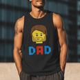 Unique Family Dad Master Builder Building Bricks Blocks Men Tank Top