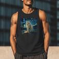 Van Gogh Starry Night Cat For Cat Lover Cat Mom And Cat Dad Men Tank Top