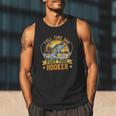 Vintage Father's Day Fishing Full Time Dad Part Time Hooker Men Tank Top