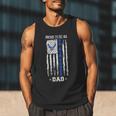 Vintage USA Flag Proud To Be An US Air Force Dad Men Tank Top