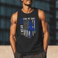I Wear Blue For My Dad Colon Cancer Awareness Blue USA Flag Men Tank Top I Wear Blue For My Dad Colon Cancer Awareness Blue USA Flag Men Tank Top