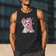 Westie Dog Valentines Day Dog Mom Westie Dad Candy Sucker For Men Women Girls Kids Men Tank Top