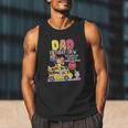 The Wheels On The Bus Dad Birthday Crew Party Toddler Kids Men Tank Top