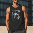 Wizard Dragon Fantasy Football Player Literal Dad Joke Men Tank Top