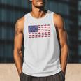 American Flag Fishing-Shirt Men Kids Bass Fish Dad Patriotic Men Tank Top