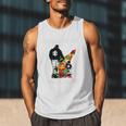 Autism Dad Support Alone Puzzle You'Ll Never Walk Premium Tri-Blend Men Tank Top