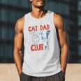ON Back Cat Dad Club Life Is Better With Cats Father's Day Men Tank Top