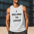 I Belong To Jesus Christian Gym Apparel Christian Dad Men Tank Top