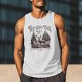Christian Jesus Bible Verse Deer Elk Buck Hunting Dad Hunter Men Tank Top