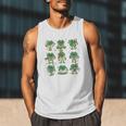 Cute Shamrock Reading Books St Patrick's Day Teacher Reading Men Tank Top Cute Shamrock Reading Books St Patrick's Day Teacher Reading Men Tank Top