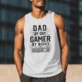 Dad By Day Gamer By Night Father's Day Gaming Men Tank Top