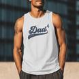 Dad4 Daddy Of 4 Kids Father Of Four Fourth Time Dad Men Tank Top