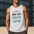 Daddy Dad 2nd Birthday Two Fast Race Car Second Bday Party Men Tank Top Daddy Dad 2nd Birthday Two Fast Race Car Second Bday Party Men Tank Top