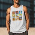 Disney Classic Father's Day Disney Dads Colorful Panels Men Tank Top Disney Classic Father's Day Disney Dads Colorful Panels Men Tank Top