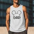 Disney Mickey And Friends Dad Mickey Ears Outline Logo Men Tank Top