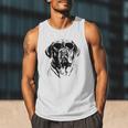 English Mastiff Sketch Drawing Art Dog Lover Mom Dad Women Men Tank Top