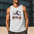 Ghost Reading Book Coquette Bow Halloween Girl Toddler Kid Premium Men Tank Top