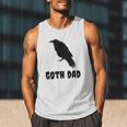 Goth Dad Gothic Bird Crow Emo Father's Day Men Tank Top